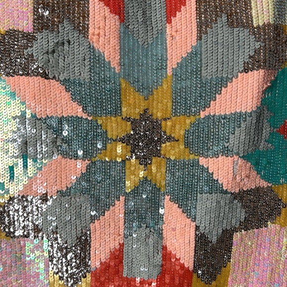 Marciano Colorful Sequin Mini Skirt Guess by Marciano size 2 - Picture 5 of 16